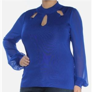 I-N-C International Concepts Womens Cutout Knit Sweater Size XL